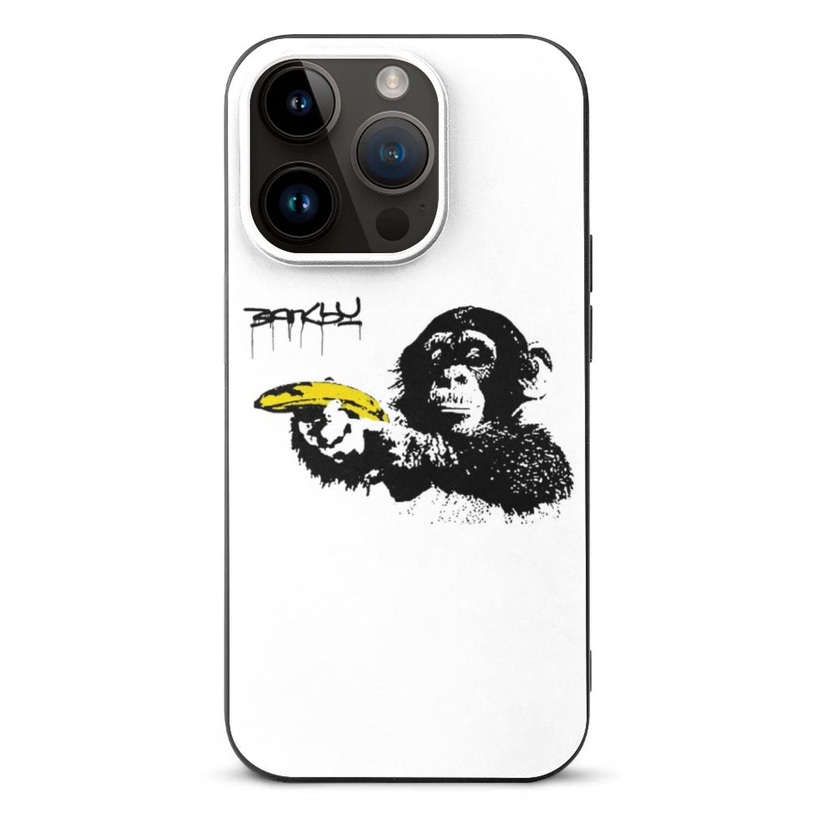 Amazon.co.jp: バンクシー Banksy チンパンジー バナナ 落書きアート